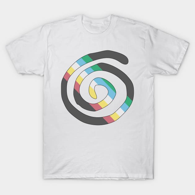 Crazy/Mad (Toki Pona, Disability Pride Flag) T-Shirt by dikleyt